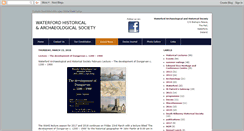 Desktop Screenshot of blog.waterford-history.org